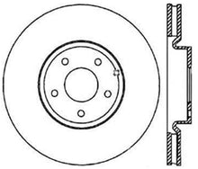 Load image into Gallery viewer, StopTech Power Slot 03-07 350z/ 03-04 G35 w/ Brembo SportStop CRYO Slotted Rear Left Rotor