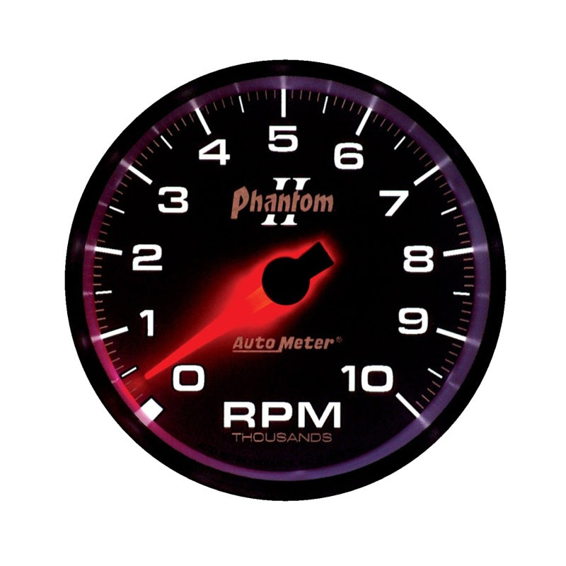 Autometer Phantom II 3-3/8in 10000 RPM In-Dash Tachometer