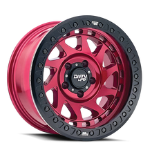 Load image into Gallery viewer, Dirty Life 9313 Enigma Race 17x9 / 6x139.7 BP / -12mm Offset / 106mm Hub Crimson Candy Red Wheel