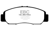 EBC 06-11 Acura CSX (Canada) 2.0 Greenstuff Front Brake Pads