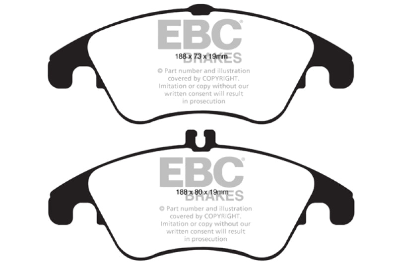 EBC 13-14 Mercedes-Benz C300 (W204) 3.5 Ultimax2 Front Brake Pads