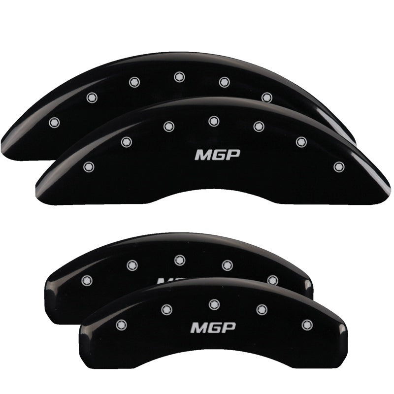 MGP 4 Caliper Covers Engraved Front & Rear MGP Black Finish Silver Char 2005 Lexus LS430