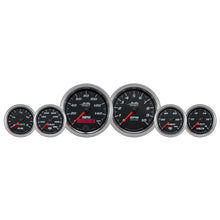 Load image into Gallery viewer, Autometer Pro-Cycle Gauge Kit 6 Pc. Kit 3 3/8in &amp; 2 1/16in Bagger Black