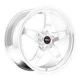 Weld S71 20x9 / 5x4.5 BP / 6.3in. BS Polished Wheel (High Pad) - Non-Beadlock