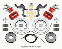 Load image into Gallery viewer, Wilwood Dynapro Radial4 / MC4 Rear Kit 12.19 Red 2014-2015 Mini Cooper w/Lines &amp; Cables