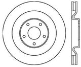 StopTech Power Slot 06-10 Corvette (Z06) / 10 Corvette Grand Sport Front Right Slotted CRYO Rotor