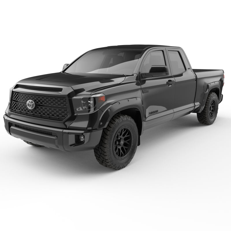 EGR 14+ Toyota Tundra Bolt-On Look Color Match Fender Flares - Set - Black