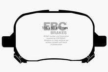 Load image into Gallery viewer, EBC 97-99 Lexus ES300 3.0 Ultimax2 Front Brake Pads