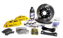 Load image into Gallery viewer, EBC Racing 04-09 Honda S2000 AP2 Yellow Apollo-4 Calipers 330mm Rotors Front Big Brake Kit