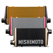 Load image into Gallery viewer, Mishimoto Universal Carbon Fiber Intercooler - Matte Tanks - 450mm Gold Core - S-Flow - BK V-Band