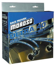 Load image into Gallery viewer, Moroso Ford 289-302 Ignition Wire Set - Ultra 40 - Unsleeved - Non-HEI - Under Header - Black