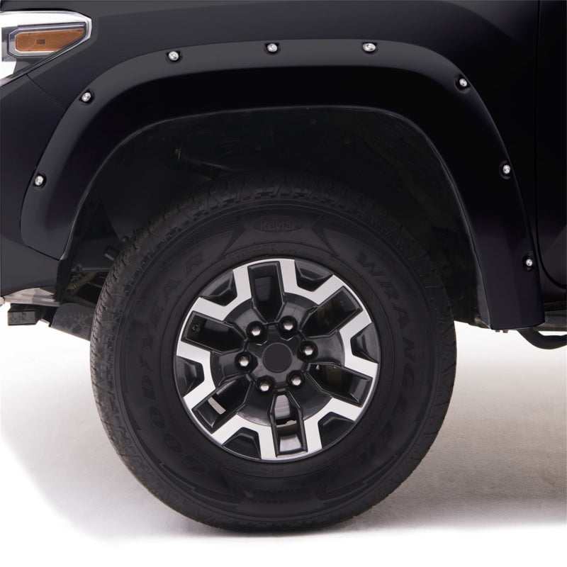 EGR 14+ Chev Silverado 6-8ft Bed Bolt-On Look Color Match Fender Flares - Set - Black