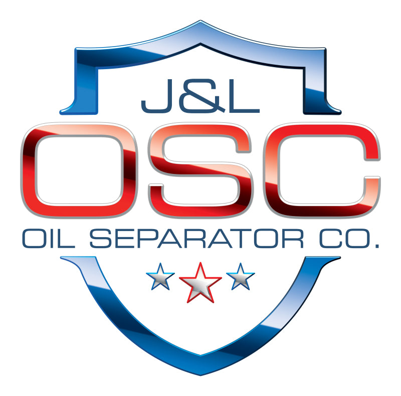 J&amp;L 16-24 Dodge Durango / Jeep Grand Cherokee 3.6L Oil Separator 3.0 Passenger Side - Clear Anod