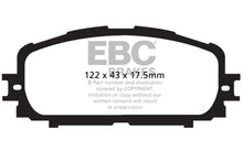 Load image into Gallery viewer, EBC 12+ Toyota Yaris 1.5 Ultimax2 Front Brake Pads