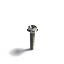 Load image into Gallery viewer, Ticon Industries Titanium Bolt Flanged M5x15x.8TP 8mm 6pt Head