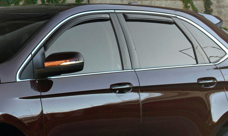 AVS 10-17 GMC Terrain Ventvisor In-Channel Front & Rear Window Deflectors 4pc - Smoke