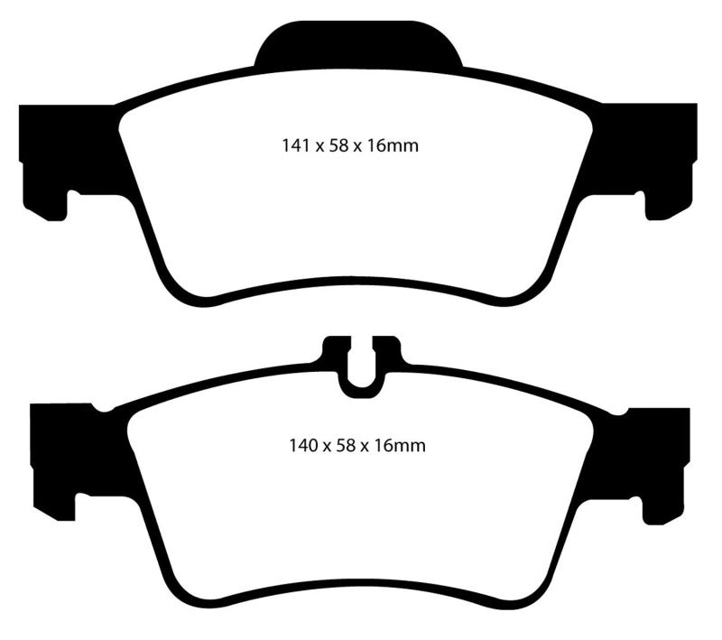 EBC 04-06 Mercedes-Benz CL500 5.0 Ultimax2 Rear Brake Pads