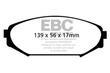 Load image into Gallery viewer, EBC 00-02 Acura MDX 3.5 Greenstuff Front Brake Pads