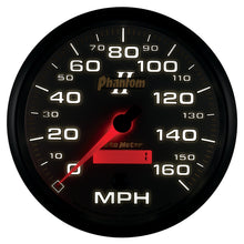 Load image into Gallery viewer, Autometer Phantom II 5in Electrical Programmable Speedometer 150MPH