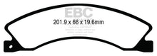 Load image into Gallery viewer, EBC 12+ Nissan NV 1500 Yellowstuff Rear Brake Pads