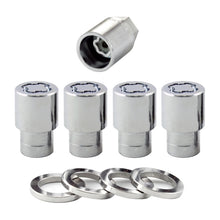 Load image into Gallery viewer, McGard Wheel Lock Nut Set - 4pk. (Reg. Shank Seat) M12X1.25 / 13/16 Hex / 1.38in. Length - Chrome