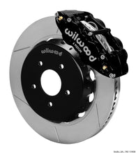 Load image into Gallery viewer, Wilwood Narrow Superlite 6R Dust Seal Front Hub Kit 14.00in w/ Lines 04-06 GTO