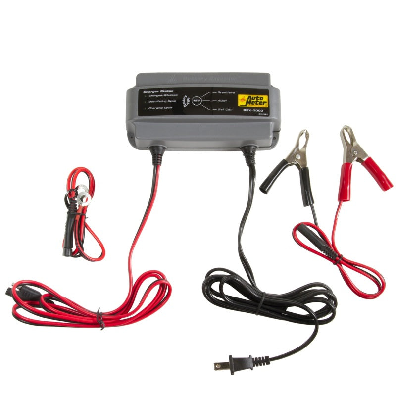 Autometer Battery Charger/Maintainer 12V/3A