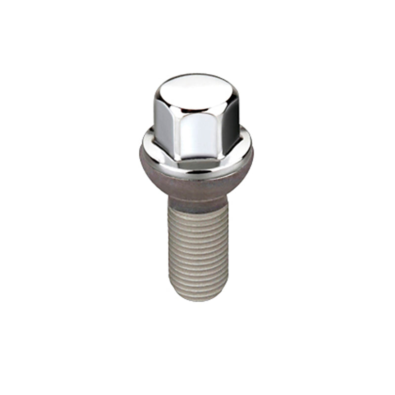 McGard Hex Lug Bolt (Radius Seat) M14X1.5 / 17mm Hex / 27.5mm Shank Length (Box of 50) - Chrome