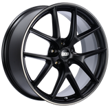 BBS CI-R 20x8.5 5x112 ET42 Satin Black Polished Rim Protector Wheel -82mm PFS/Clip Required