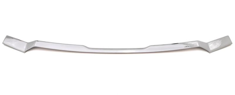 AVS 10-13 Mazda 3 (Grille Fascia Mount) Aeroskin Low Profile Hood Shield - Chrome