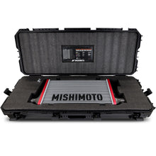 Load image into Gallery viewer, Mishimoto Universal Carbon Fiber Intercooler - Gloss Tanks - 600mm Black Core - S-Flow - GR V-Band