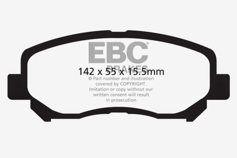 EBC 12+ Mazda CX-5 2 Ultimax2 Front Brake Pads