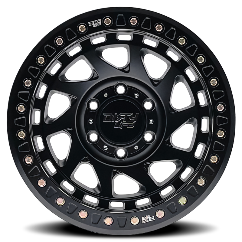 Dirty Life 9313 Enigma Race 17x9 / 6x135 BP / -12mm Offset / 87.1mm Hub Matte Black Wheel