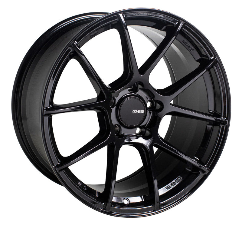 Enkei TS-V 17x8 5x114.3 35mm Offset 72.6mm Bore Glass Black Wheel