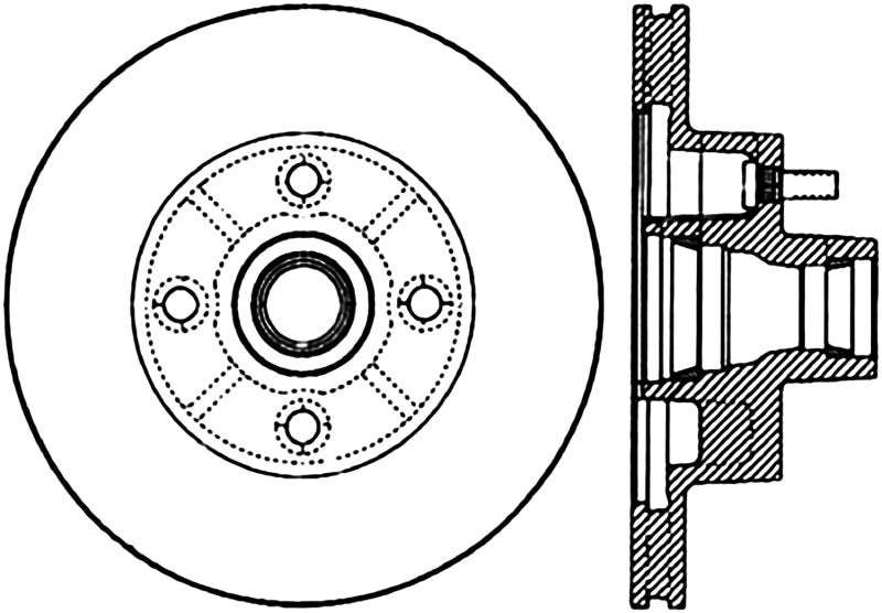 StopTech Slotted & Drilled Sport Brake Rotor