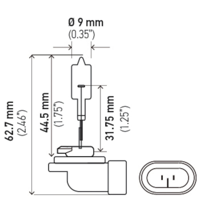 Hella Bulb 889 12V 27W Pgj13 T325