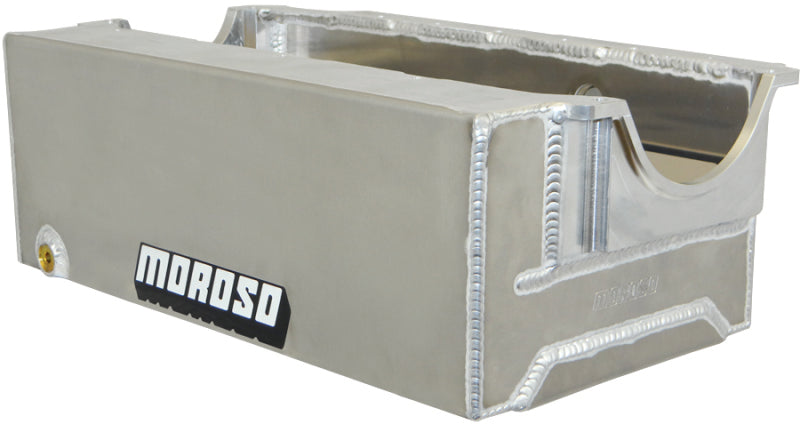 Moroso Pre-85 Chevrolet Small Block (w/No Cross Member) Wet Sump 9.5qt 7.25in Aluminum Oil Pan