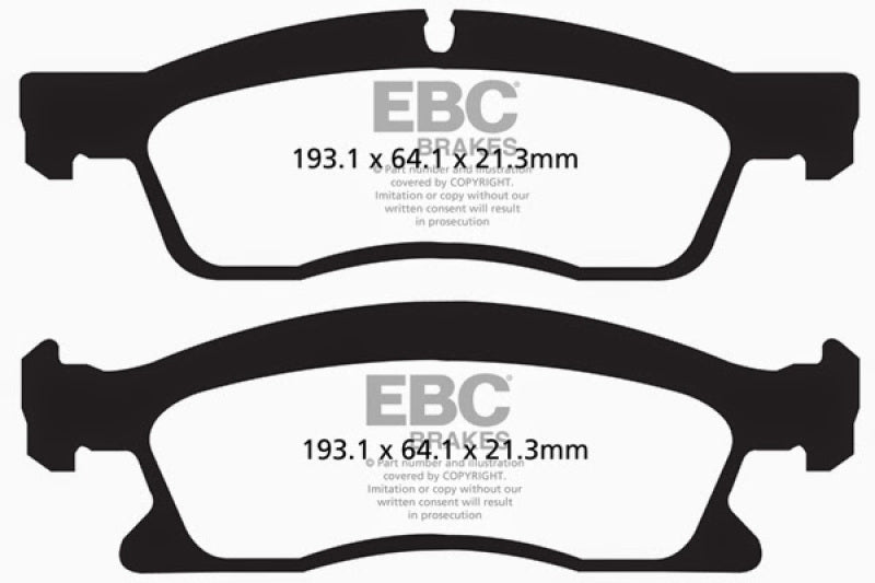 EBC 13+ Dodge Durango 5.7 Ultimax2 Front Brake Pads