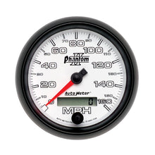 Load image into Gallery viewer, Autometer Phantom II 3-3/8in 160 MPH Electronic Programmable In-Dash Speedometer