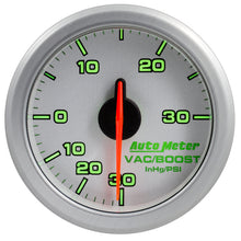 Load image into Gallery viewer, Autometer Airdrive 2-1/6in Boost/Vac Gauge 30in HG/30 PSI - Silver