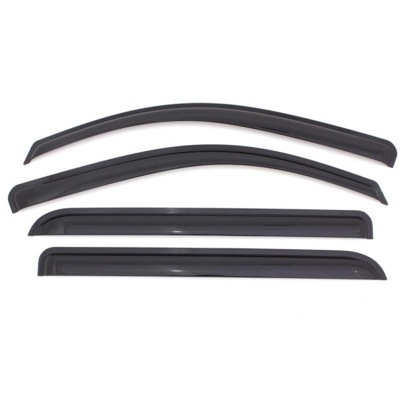 AVS 07-14 Mitsubishi L200 Double Cab Ventvisor Outside Mount Window Deflectors 4pc - Smoke