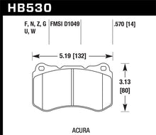 Load image into Gallery viewer, Hawk 07-08 Acura TL Type S DTC-30 Race Front Brake Pads