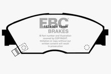 Load image into Gallery viewer, EBC 90-92 Honda Civic CRX 1.6 Si Ultimax2 Front Brake Pads