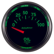 Load image into Gallery viewer, Autometer GS 0-100 PSI Short Sweep Electronic Oil Pressure Gauge