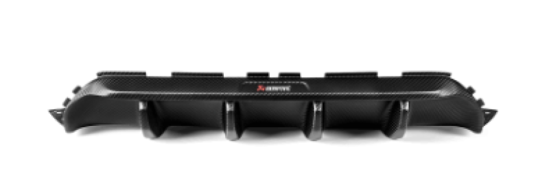 Akrapovic 18+ BMW M5 (F90) Rear Carbon Fiber Diffuser - Matte w/Red Akrapovic Logo