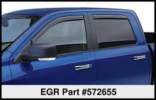 Load image into Gallery viewer, EGR 09-12 Dodge Ram F/S Pickup Quad Cab In-Channel Window Visors - Set of 4 - Matte (572655)