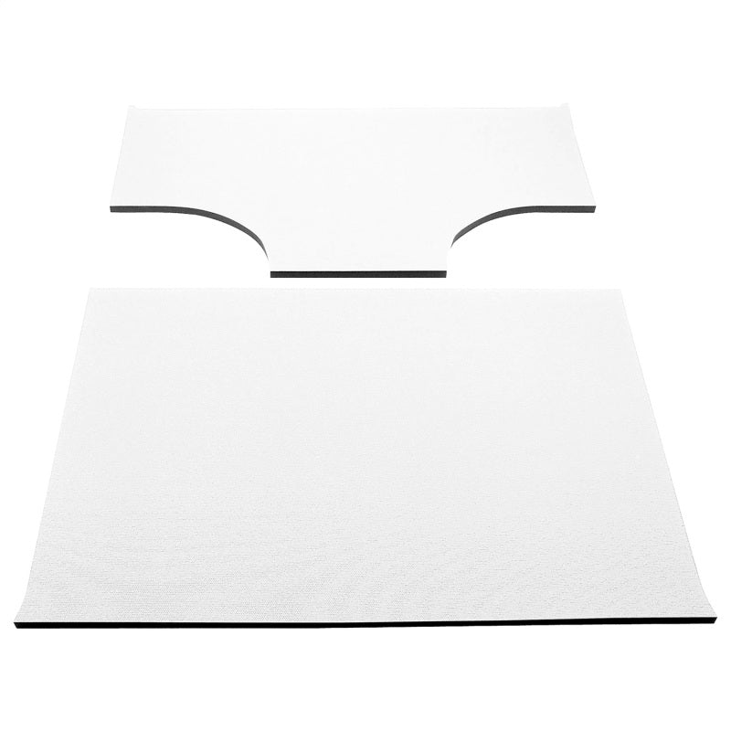 DEI 03-06 Jeep Wrangler TJ 2-Door w/Speaker Pods Boom Mat Headliner - 2 Piece - White