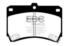 Load image into Gallery viewer, EBC 94-97 Ford Aspire 1.3 manual Ultimax2 Front Brake Pads