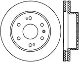 StopTech Power Slot 07-09 Cadillac Escalade / 05-09 Chevy Silverado Front Left Slotted CRYO Rotor