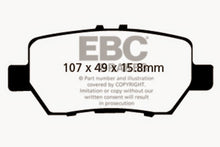 Load image into Gallery viewer, EBC 05-08 Acura RL 3.5 Ultimax2 Rear Brake Pads